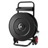 Banding Strapping Cart, Fit for PET/PP/Polyester Strapping Coils with 20.3/40.6 Cm Core Size, Heavy Duty Strapping Dispenser Equipped with Upgrade