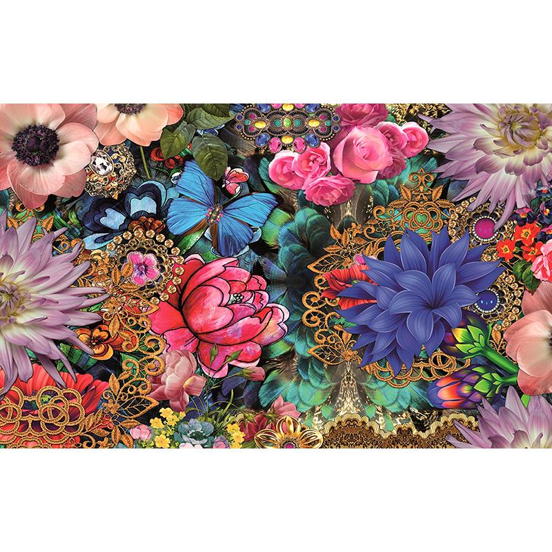 3D Photo Wallpaper Modern Art Mural Flowers Butterfly Living Room Bedroom Dining Room Background Wall Painting Home Decor