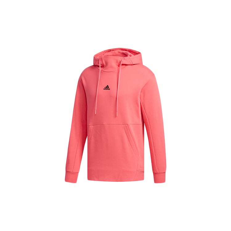 adidas Sweatshirts Men's Pink Hooded Moderate Regular FJ0178
