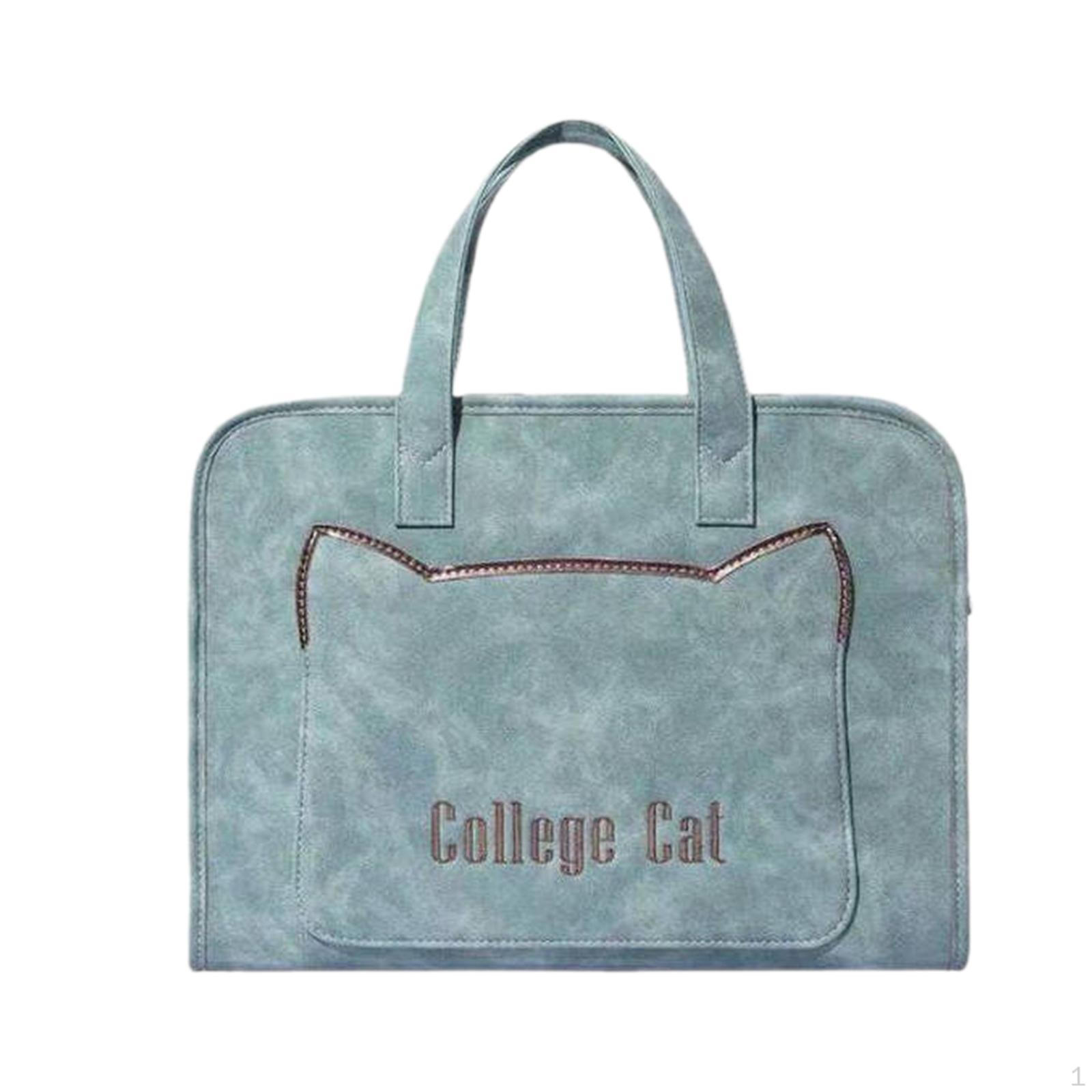 

14-дюймовая сумка для ноутбука с ручкой, рабочий портфель для офиса, деловых поездок, ноутбука синий