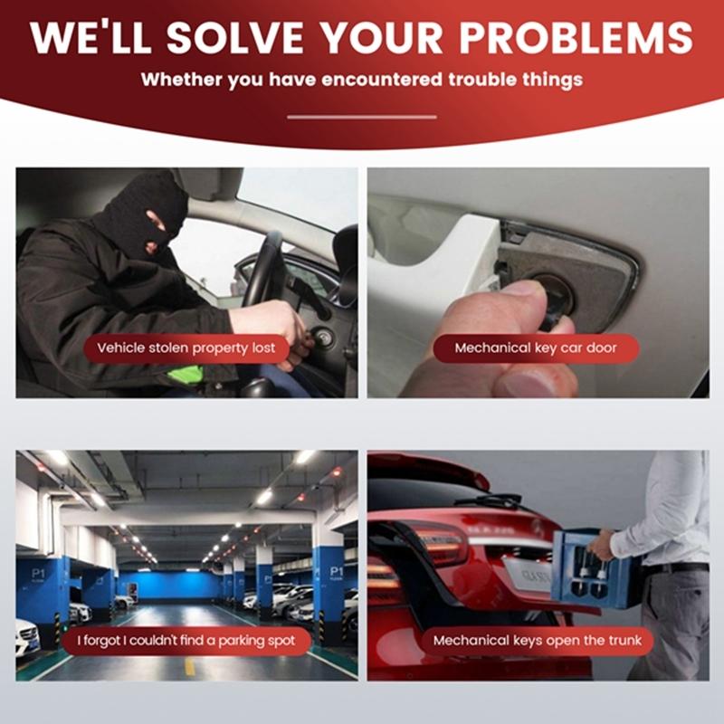 Universal One-Way Car Anti-Theft Device Sound And Light Alarm Remote Car Anti-Theft Alarm Protection Safety System