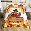 Autumn Tree Leaf King Queen Bedding Set Cartoon Botanical Duvet Cover Fallen Leaves Quilt Cover 2/3pcs Polyester Comforter Cover