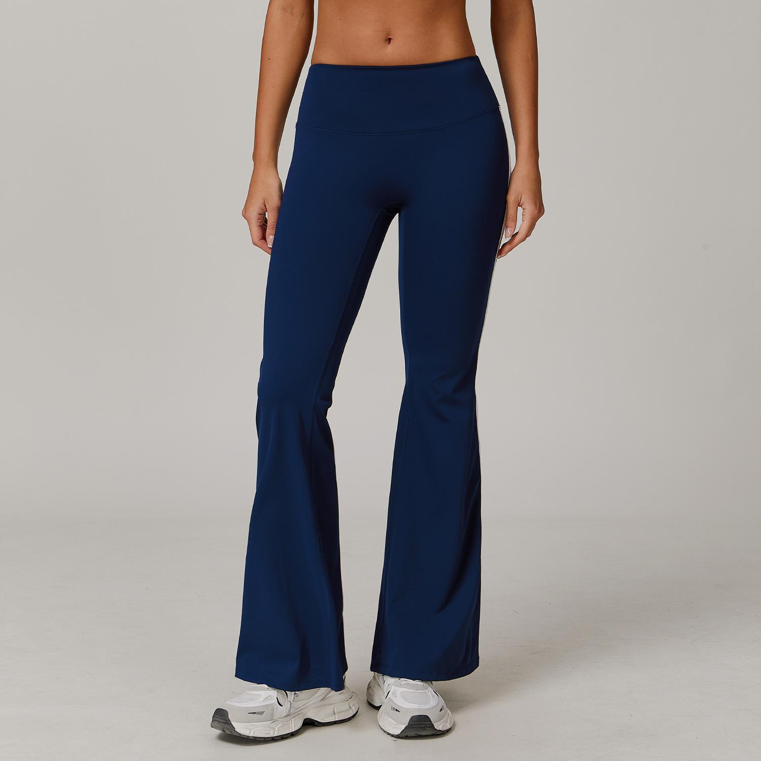

Naked Sports Pants With A Slight Flared Design, Slimming And Wide Leg Fitness Pants, Quick Drying, Casual Running, Flared Pants For Women S вина червоного кольору