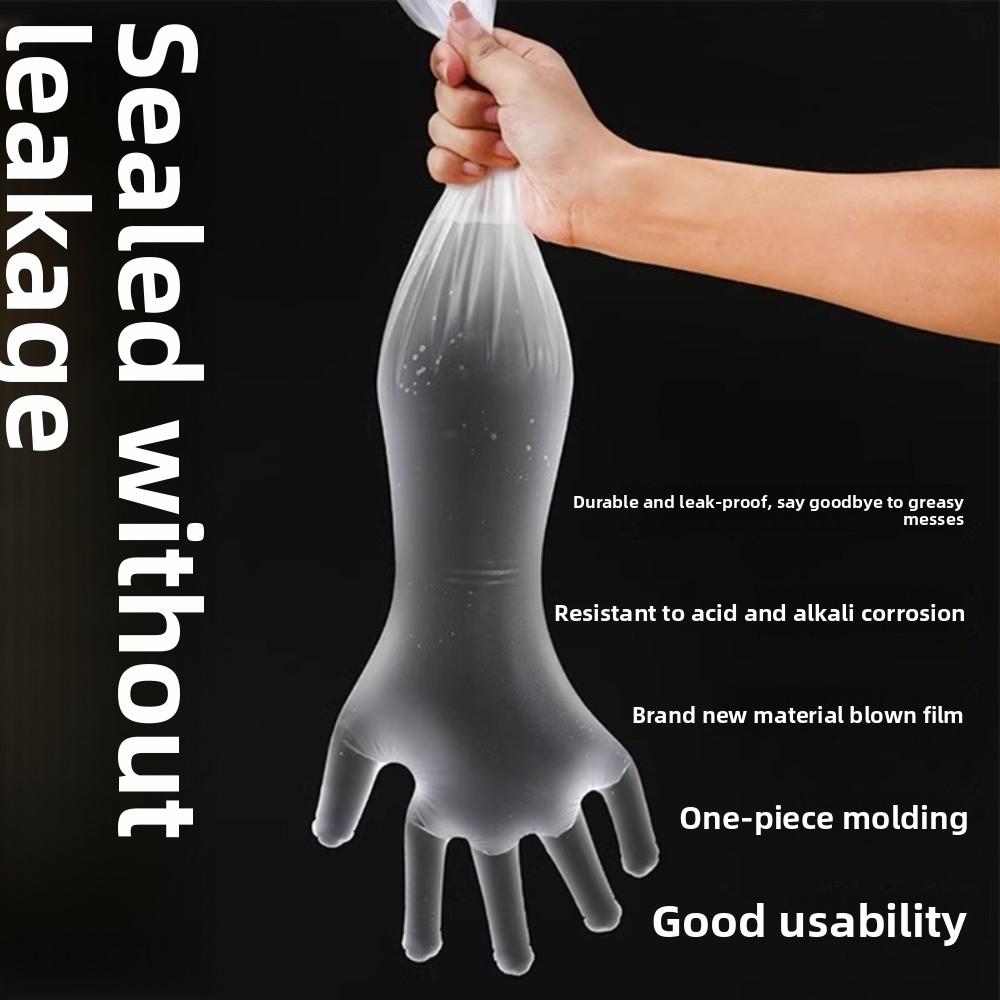 50PCS Thickened Disposable Gloves Waterproof Cleaning Gloves Dishwashing Gloves  Gardening