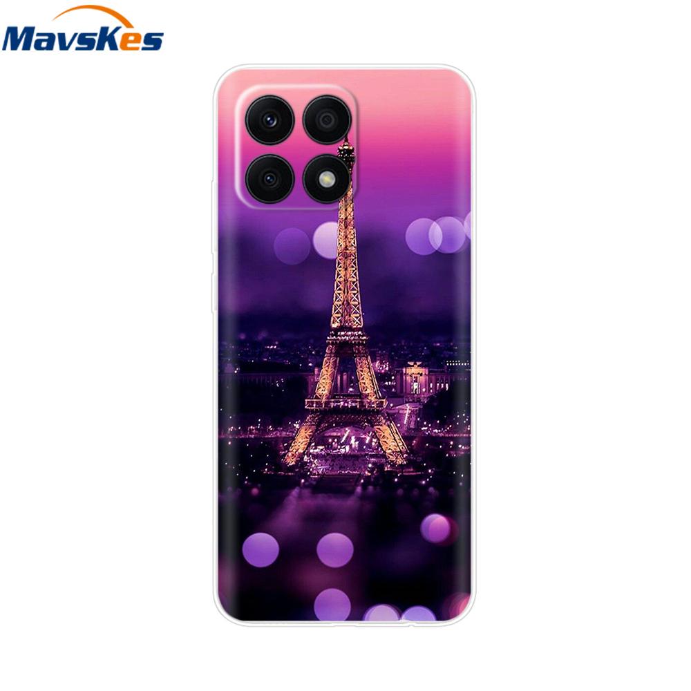 For Honor X8a 2023 Case 4G Funda Clear Soft Silicone TPU Phone Cover Case for Honor X8a Cover HonorX8a X 8a CRT-LX1 Bumper Coque