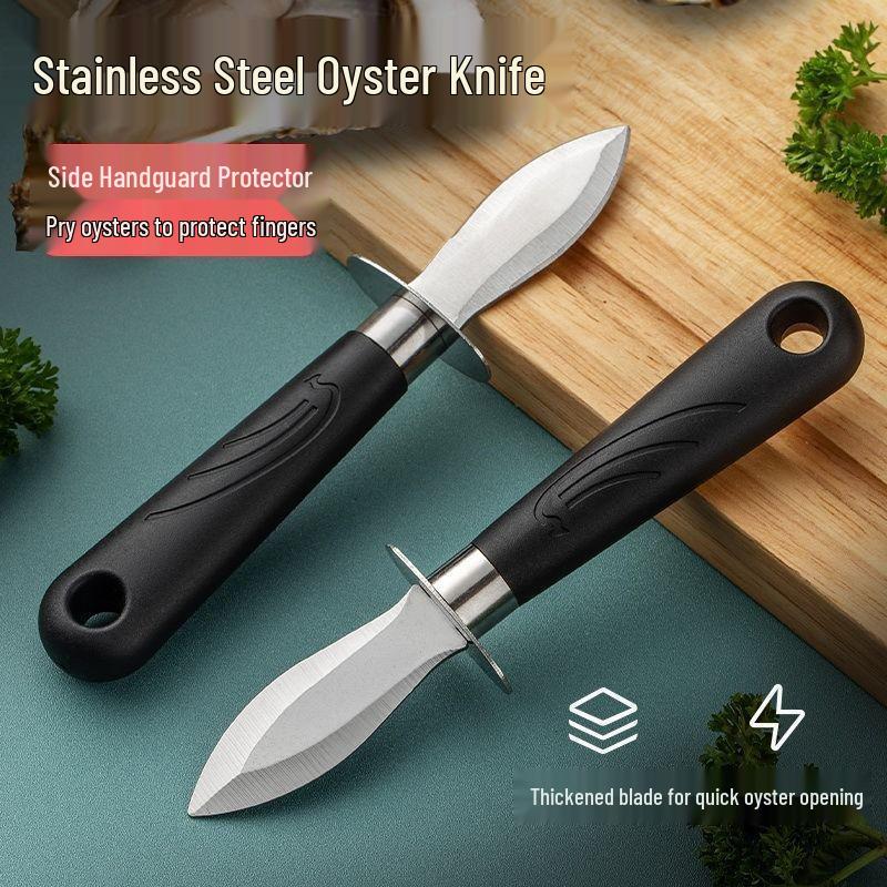 Edelstahlgriff Austernmesser - Schnelles Schalenöffner-Artefakt