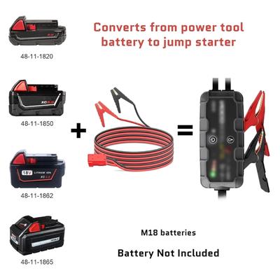 Emergency Car Jump Starter LED Display Jump Pack Simple for Safe & Efficient Vehicle Starting & Mobile Device Charging