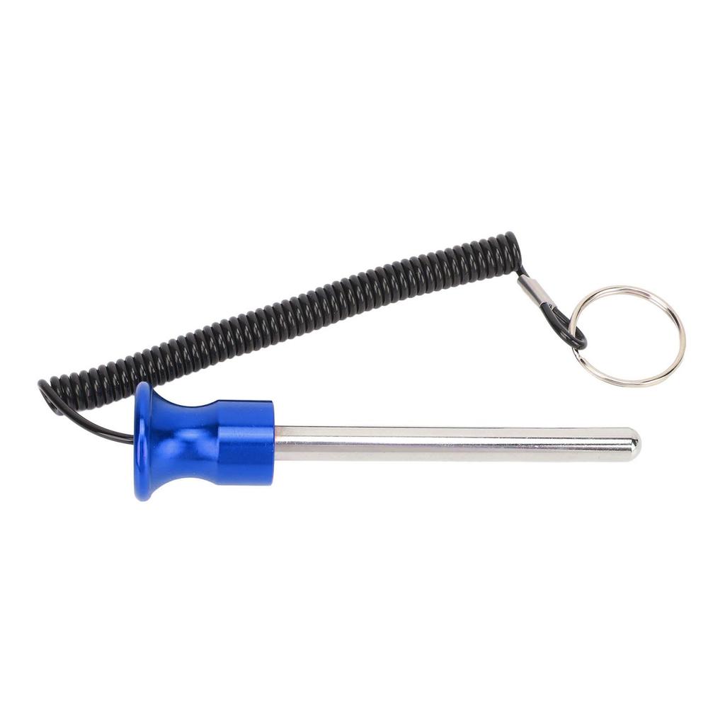 Gym Weight Stack Pin with Lanyard Enhanced Security Selector Lock Pin Gym Accessory for Workout Fitness Exercise Blue 10mm 80mm
