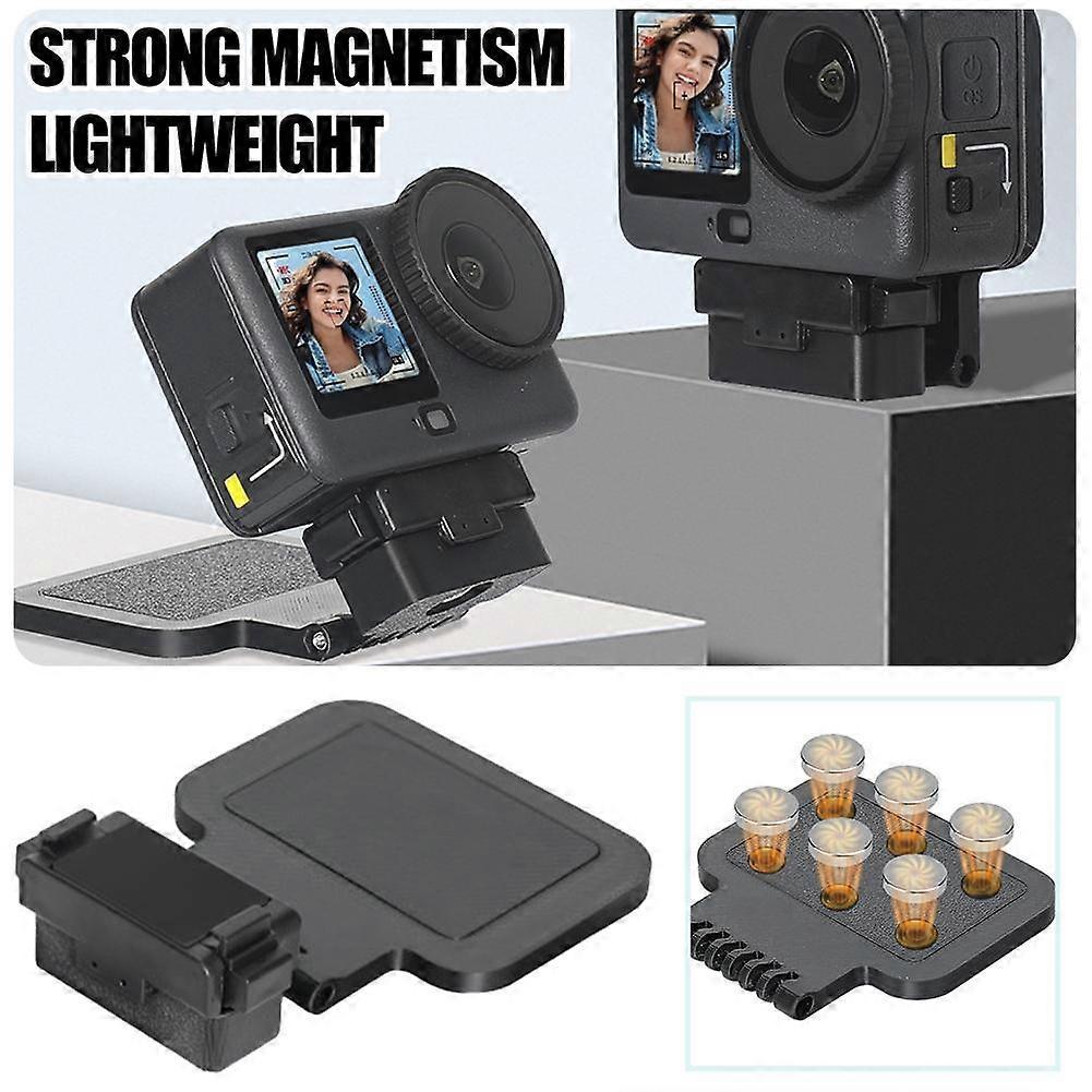 Applicable For DJI DJI Action 6 Magnetic Bracket Base Quick Release Multi-Functional Magnetic Desktop Fixing Accessories
