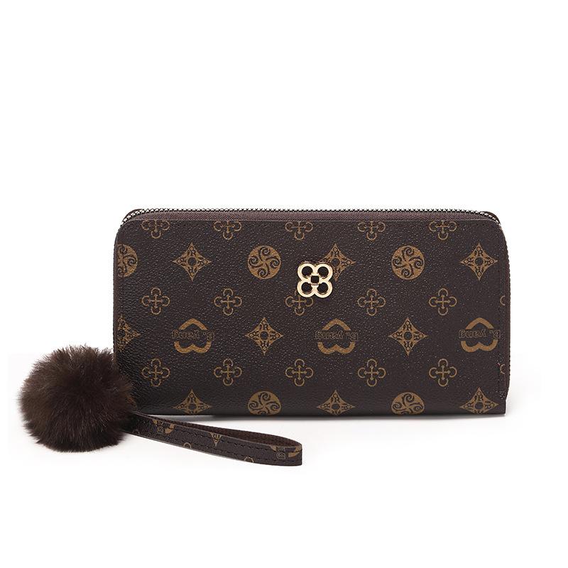 

Принтованный кошелек, длинная косметичка для губной помады для женской сумки, для женщин, скидка 30%