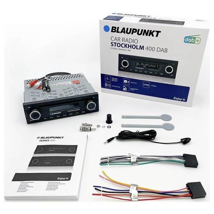 Blaupunkt Stockholm 400 DAB BT Autoradio Apple CarPlay, tuner DAB+
