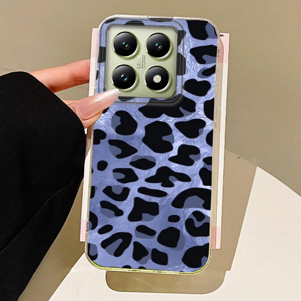 Retro Leopardenmuster Wirbelmuster Handyhülle für Xiaomi 13T 14T 11 Lite NE Poco X5 M6 Pro X6 X7 X3 Pro NFC C65 C61 M5S Hülle