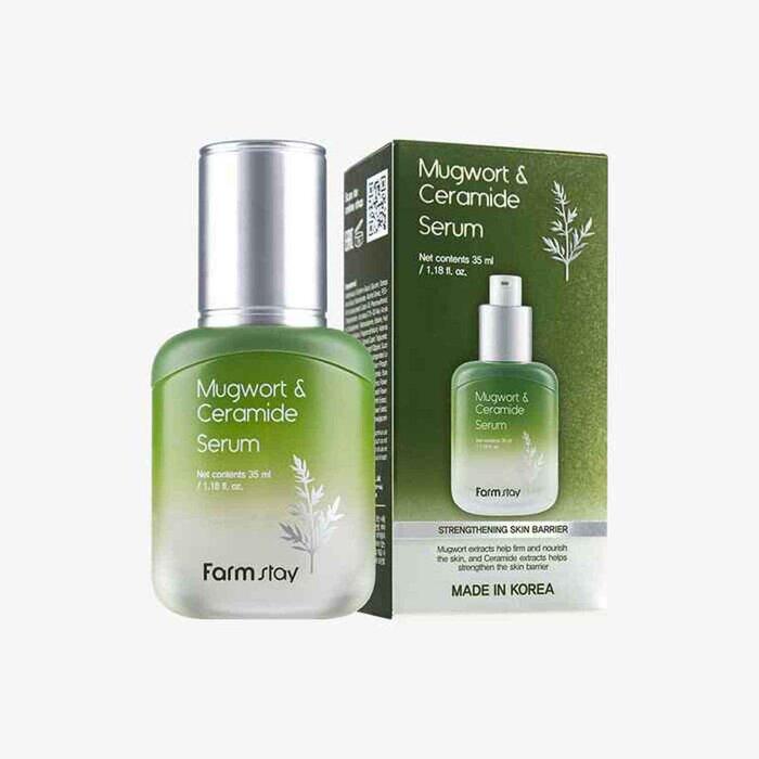 FARM STAY MUGWORT & CERAMIDE SERUM