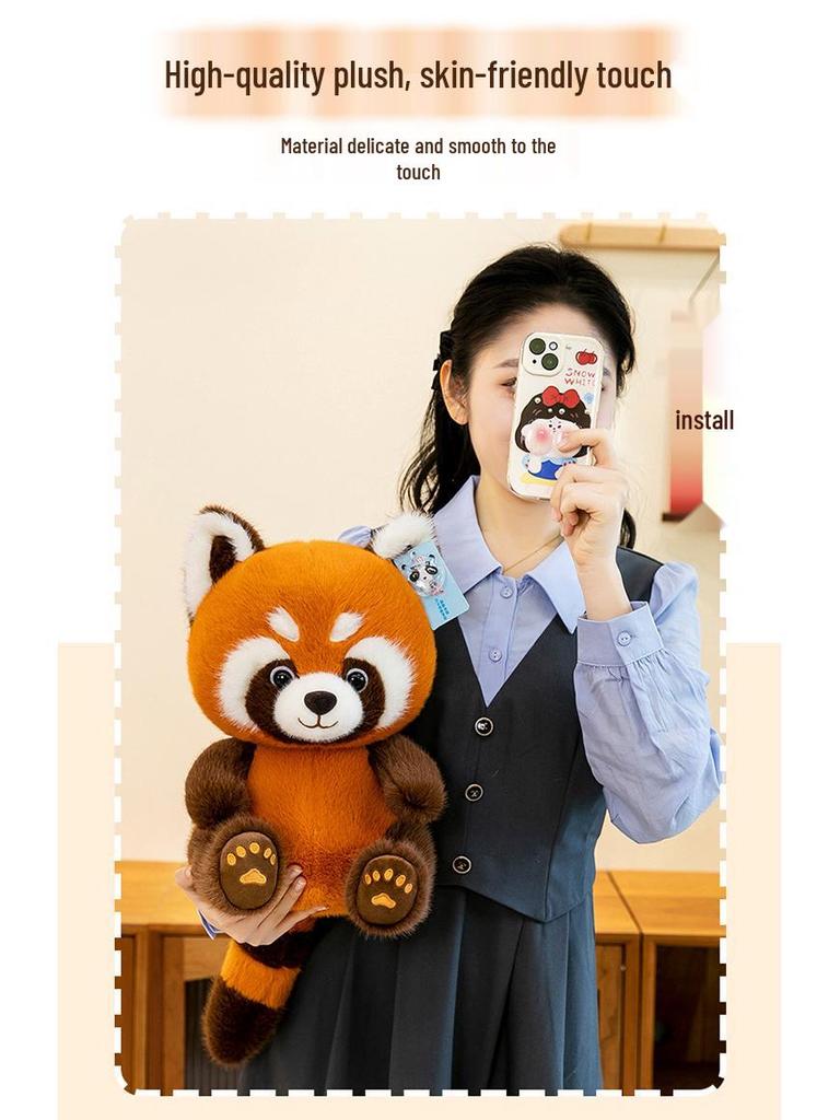 Adorable Raccoon & Panda Plush Toys - Perfect Holiday Gifts for Kids