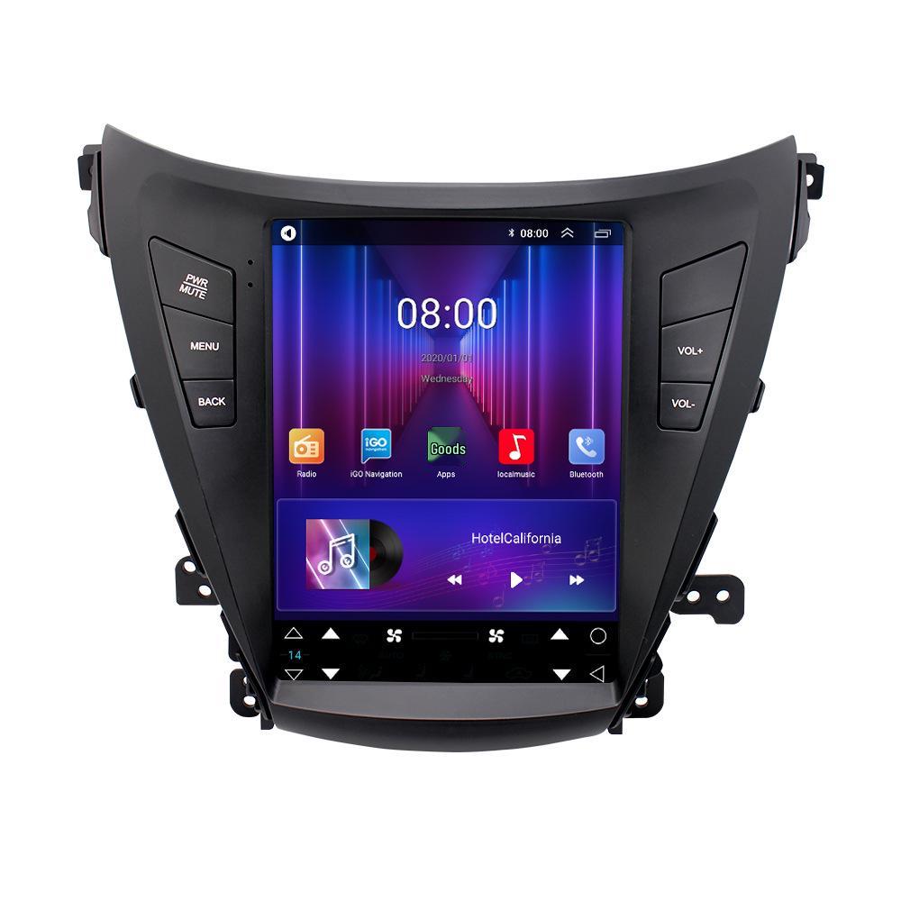 

Совместимая Android Автомобильная Навигация Bluetooth MP5 для 11-13 Elantra - Вертикальный Экран с Камерой Заднего Вида и GPS Плеером.