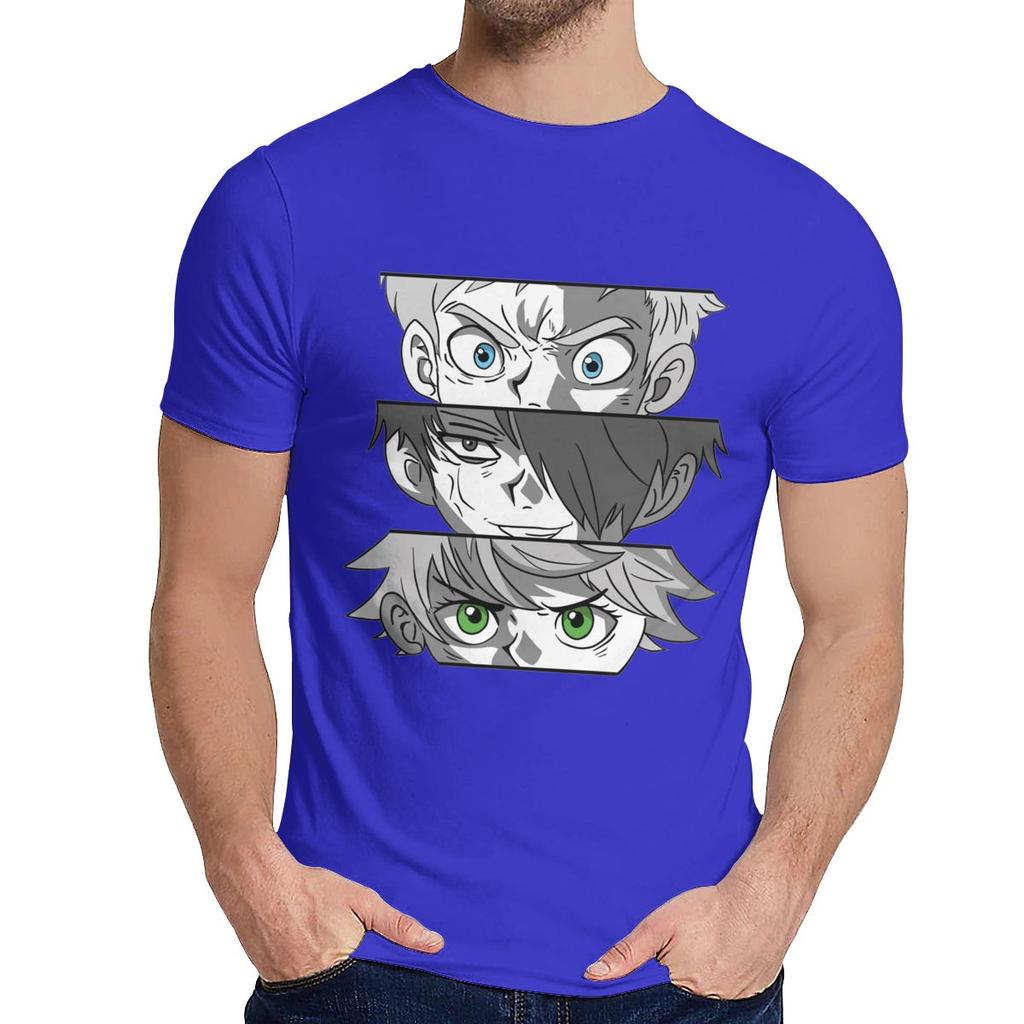 Für Mann T-Shirt Yakusoku No Neverland The Promised Neverland Weiches Sommer Rundhals Vintage T-Shirt