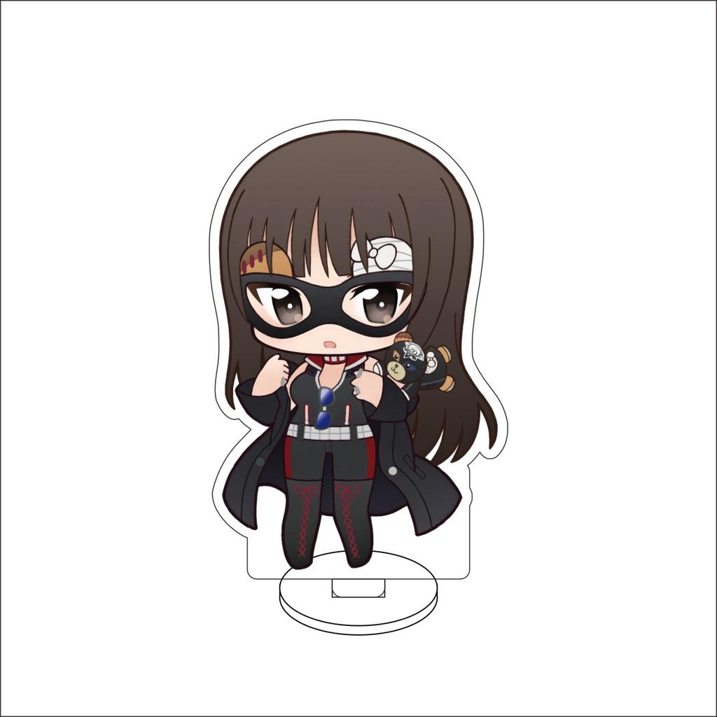 10CM Anime GIRLS und PANZER Figure Stand Model Nishizumi Miho/Isuzu Hana/Akiyama Yukari Cute Desk Decor Standing Sign Gifts