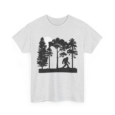 Camiseta de Bigfoot, Camiseta para Amantes del Bosque Bigfoot Sasquatch Mujeres Hombres
