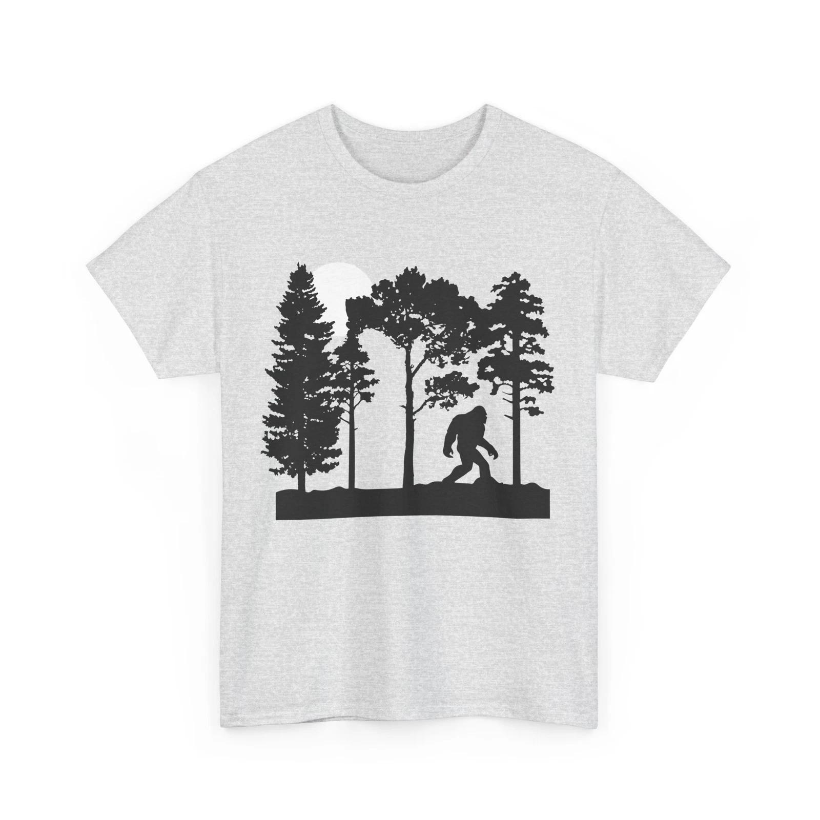 Bigfoot Shirt, Forest Bigfoot Sasquatch Lovers Women Men Shirt 4XL