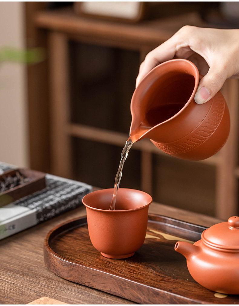 Zisha Gongfu Master Tea Cup - Ancient Style Small Mouth for Personal Brewing and Tasting