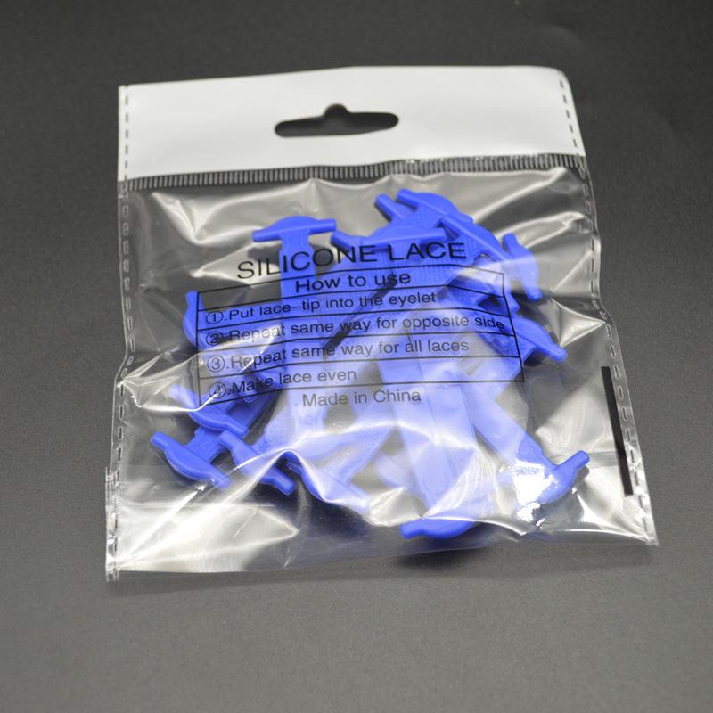 Lazy Person No-Tie Elastic Silicone Shoelaces - Flat I-Shaped Buckle for Adults & Kids