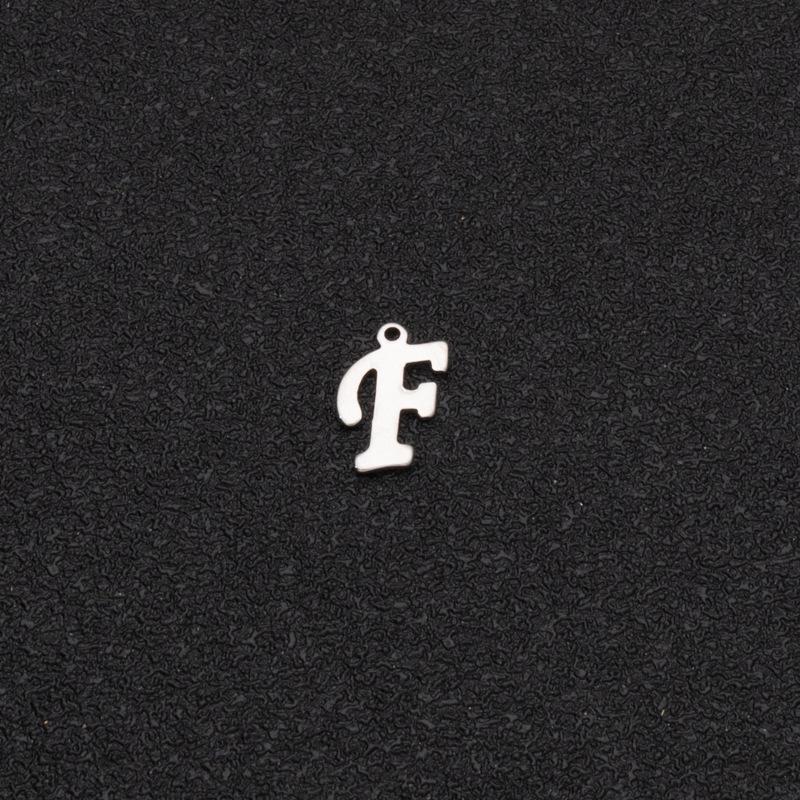 Custom Stainless Steel A-Z Letter Charms - Fade-Resistant DIY Pendants