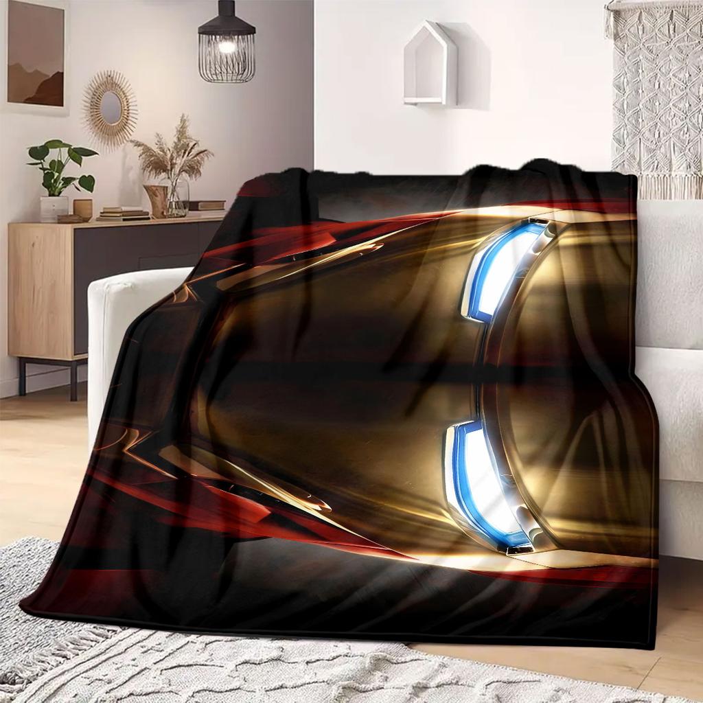 Marvel Cartoon Print for Bedrooms Sofas Beds Chairs Picnics Travel Flannel Blanket Home Decor Great Gift Various Sizes New