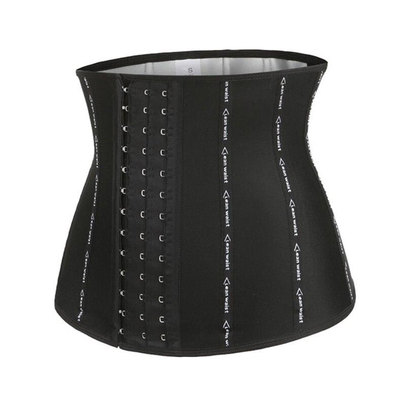 Тренажер для талии, женский триммер для талии, поддержка спины, пот, Crazier, формирователь тела, формирователь тела, материал с ионами серебра, спортивный пояс XXL чёрный