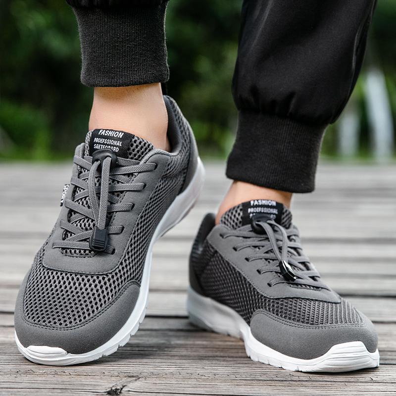 Sneaker Shoes Men Mesh Comfortable Running Outdoor Platform Tennis Casual Walking Lightweight Flat Jogging Shoes Tenis Men Shoes