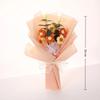 Puff Flowers Crochet Flowers Bouquet with Led Light Gifts Finished Knitted Flowers Home Decor Eternal Artificial Flowers