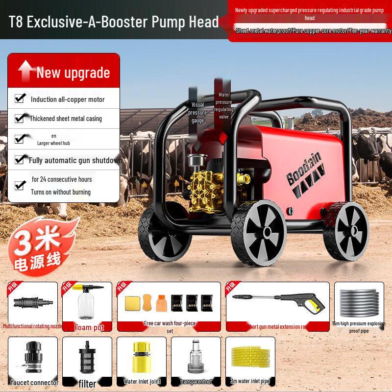 

Jiemengzhe Heavy-Duty High-Pressure Washer