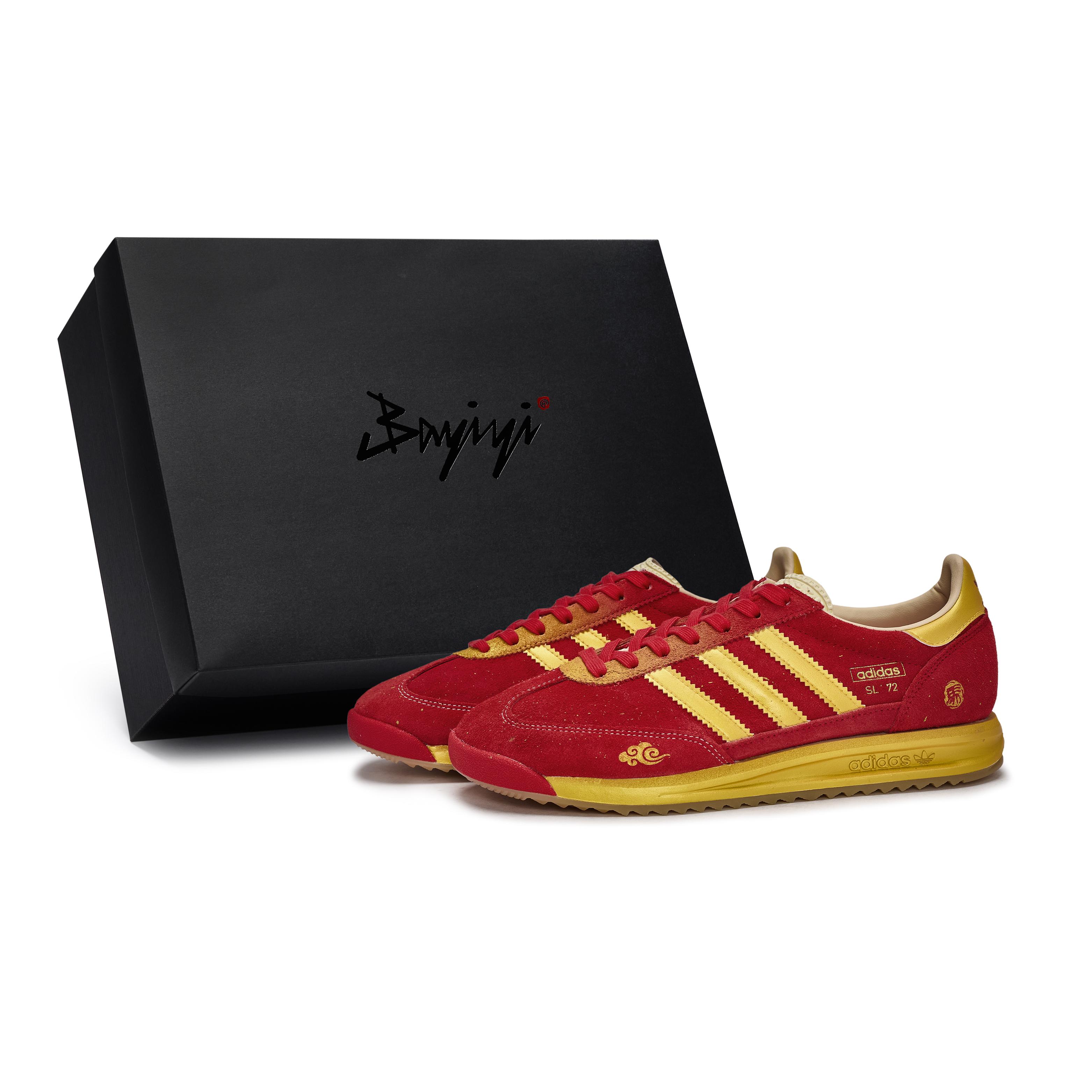 

Adidas Originals SL72 RS Low top Running Shoes Unisex Red Gold JQ9823(Team80-S-BOX) 40⅔