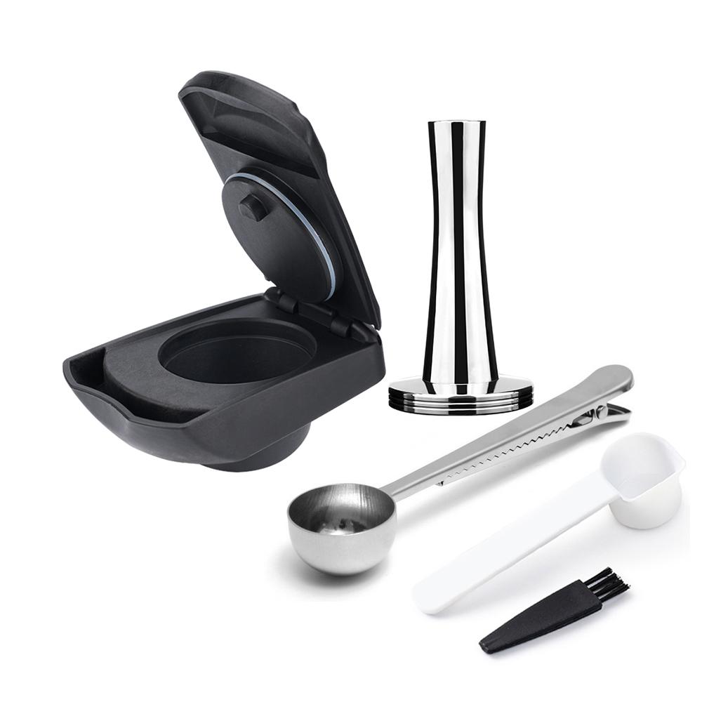 Reusable Refillable Coffee Adapter Powder Dish Cup Compatible with Dolce Gusto Lumio EDG325 Coffee Machine Drawer Holder