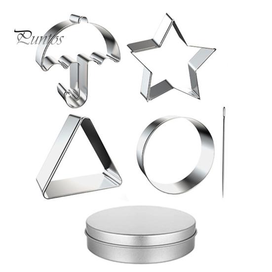 

Формочки для печенья из нержавеющей стали Формы для печенья Инструменты для приготовления корейских сахарных конфет Набор для игры в кальмары Сахар Формы для выпечки тортов на вечеринку Зонт Треугольник Звезда E