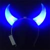 Flashing LED Costume Headbands Light Up Festive LED Headbands Novelty Headbands LED Devil Horns Headband For Party Accessories