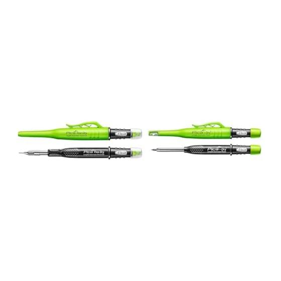 PicaMarker "Fine Dry" Architectural Pencil, 0.9mm Round Tip, Black HB 7070; "Dry" Architectural Pencil, 2.8mm Round Tip, Black 2B 3030