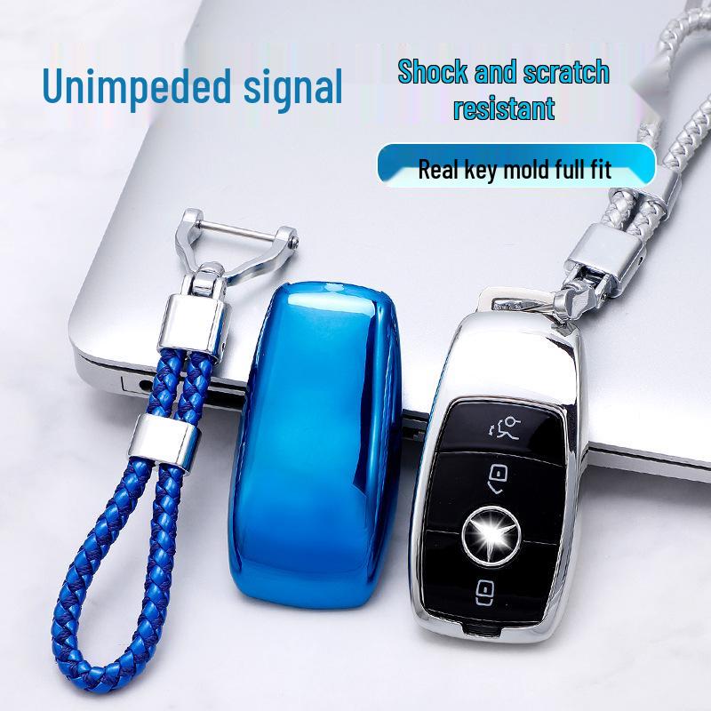 Mercedes Key Fob Cover for A-Class, C-Class, and E-Class