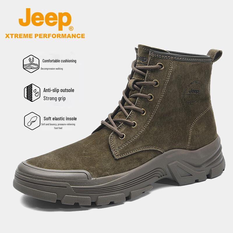 Jeep High-Top Outdoor Hiking Boots 38