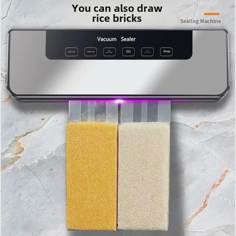 Automātiskais vakuuma blīvētājs virtuvei - kompakta pārtikas iepakošanas iekārta