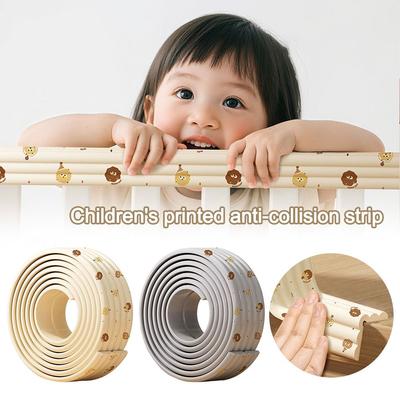 Durable 2m Desk Edge Guard Strip Cartoon Soft Wall Corner Protector Self Adhesive Thickened Foam Bumper for Safety