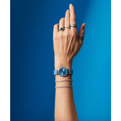 Bering Colorful Summer Watch 10129-708 Women's Blue