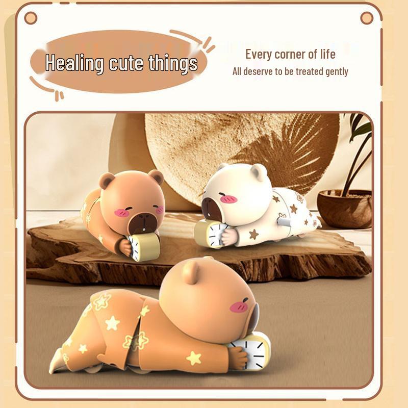Wind-up Crawling Capybara Cartoon Toy – Cute, Adorable, and Stress-Relieving Puzzle Pet