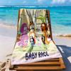 Bruy1 Beach Towel Quick-Dry Soft Microfiber Comfortable Lightweight