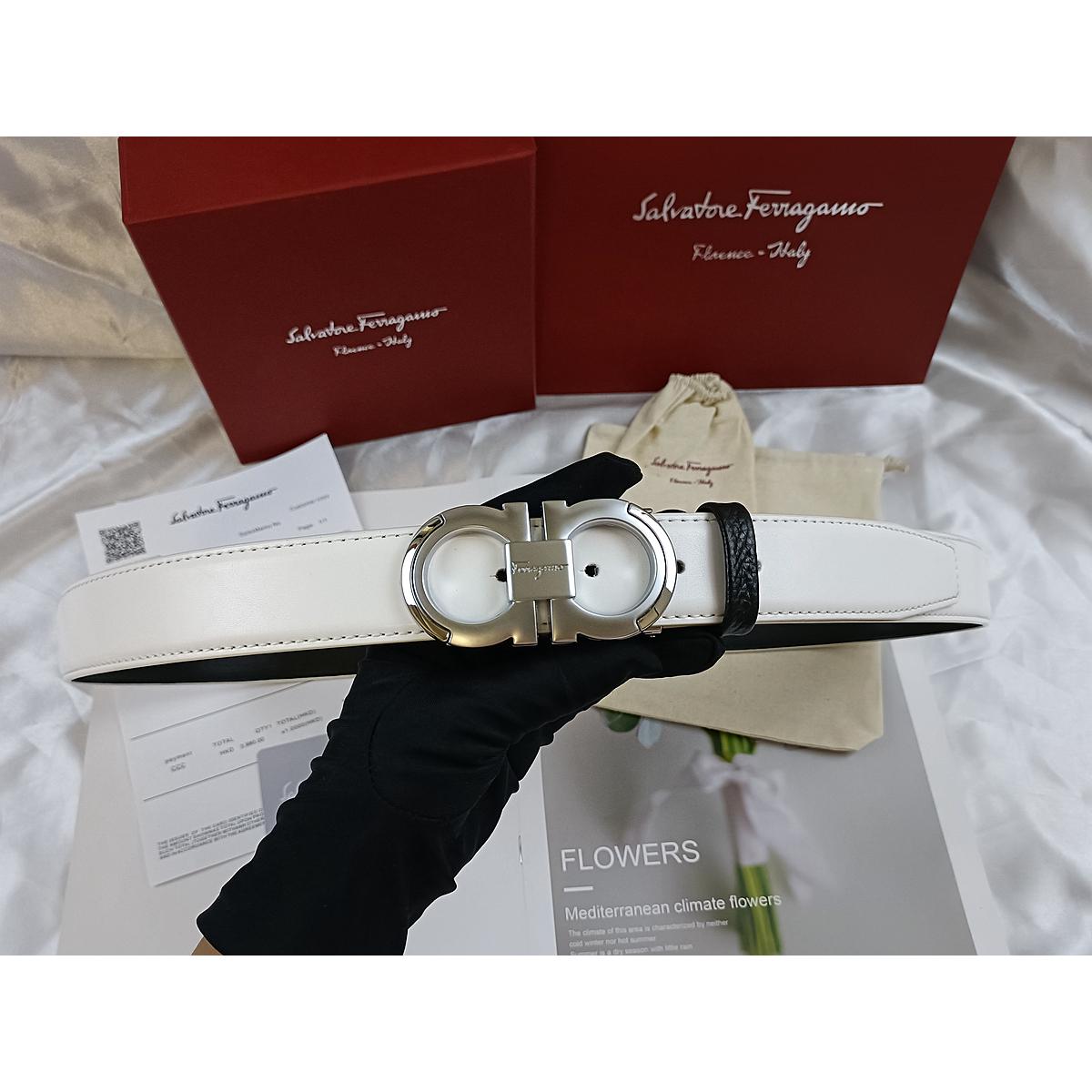 

Salvatore Ferragamo 3,5 см чоловічий ремінь розкішний брендовий дизайнерський ремінь костюм джинсовий офіційний бренд 105cm