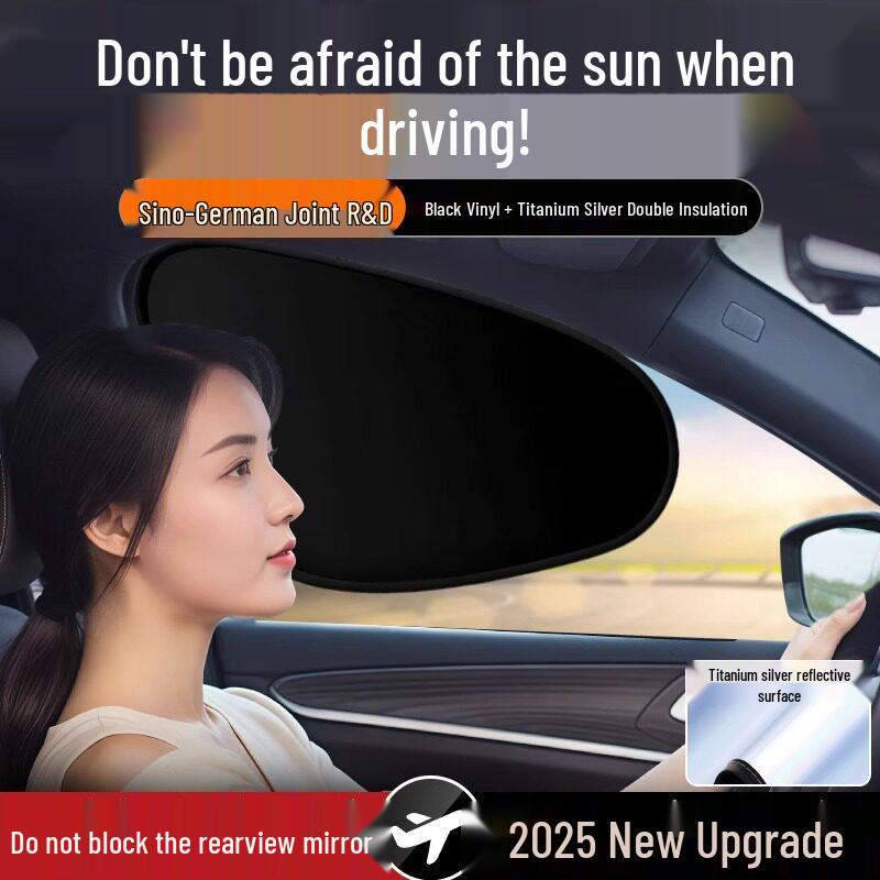 Car Window Sunshade Visor - Side Window and Windshield Protector