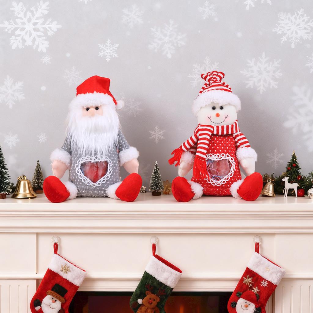 Weihnachtsabend Süßigkeitenglas, Kreative Kinder-Geschenkbox, Vorratsglas, Weihnachtliche Tischdekoration