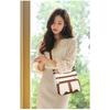 Women Large Capacity Patchwork Pattern Bag Middle-Aged Mom Shoulder Bag Crossbody Bag Daily Commuter