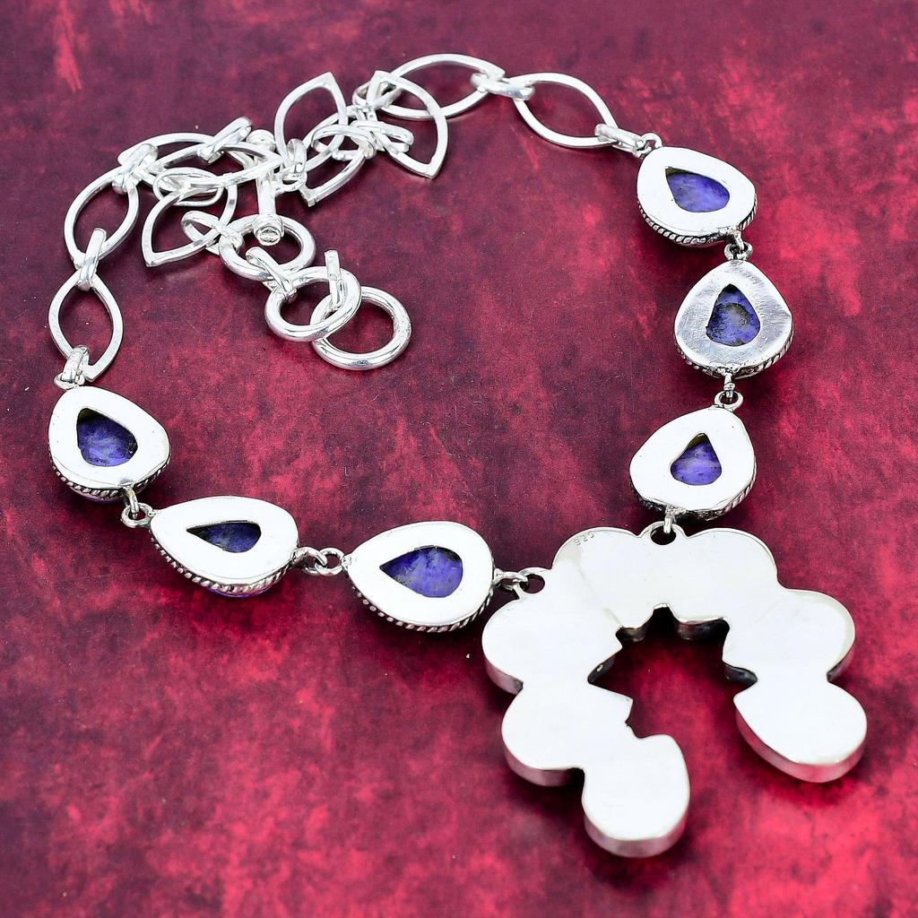 Colier cu Charoit Bijuterii cu Pietre Prețioase, Colier din Argint Sterlin 925 Masiv, Bijuterii Handmade Colier cu Piatră de Naștere