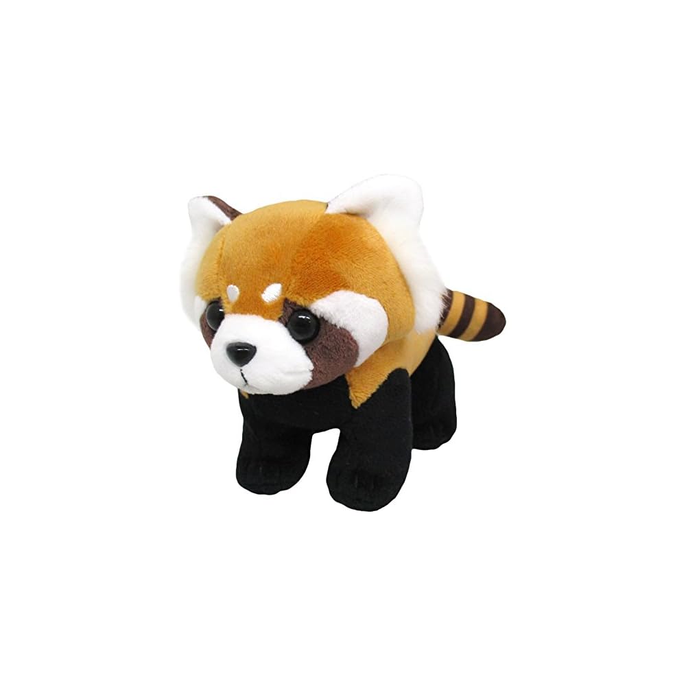 Sanei Boeki Original Plush Toy Pururun Animal Red Panda 7x14x9.5cm