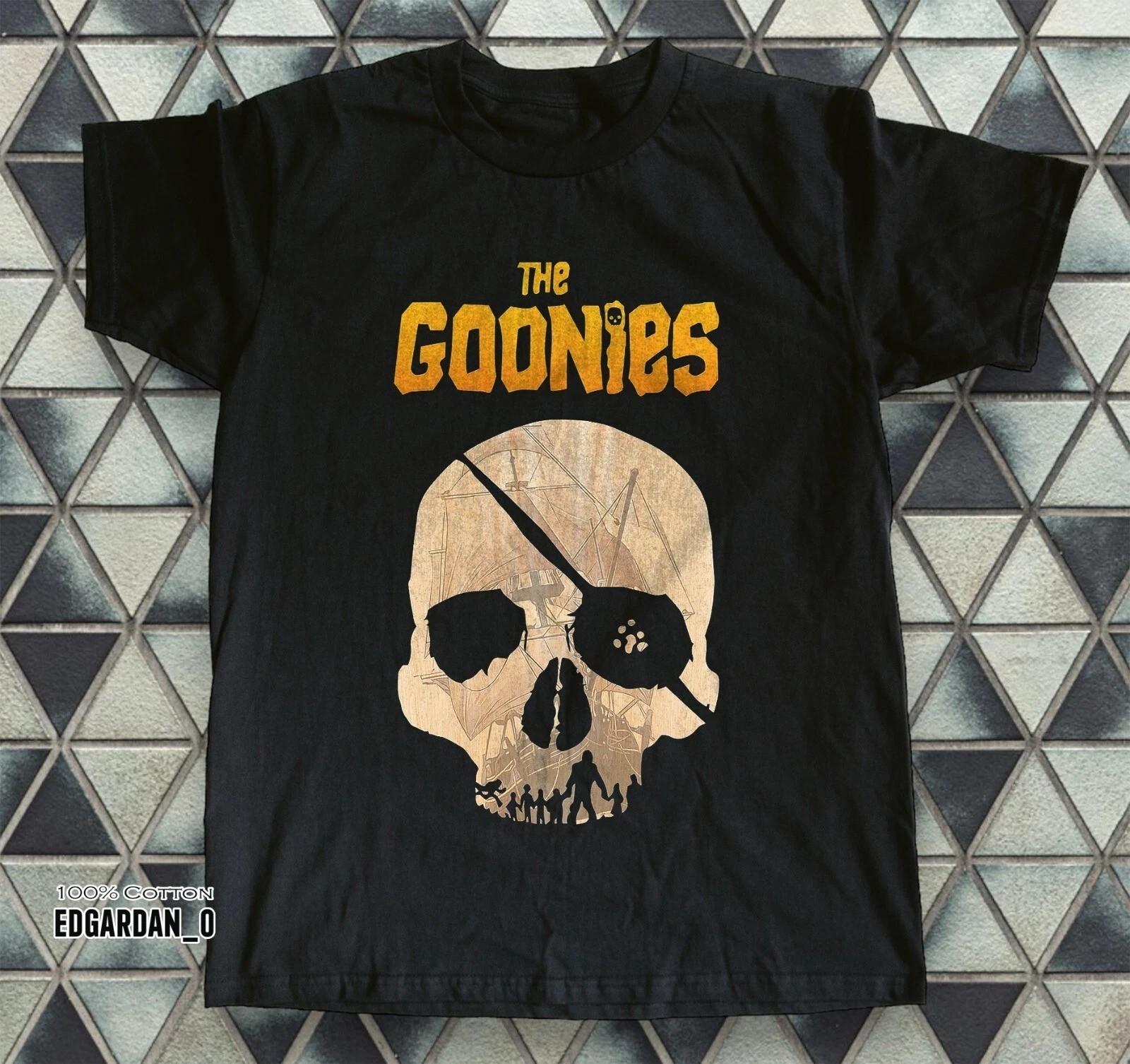 Rare The Goonies Movie Poster Movie Black Gift For Fans S to 5XL Shirt L